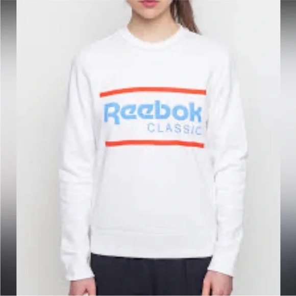 Reebok Classic White and Blue
Crewneck Sweater - Picture 1 of 5